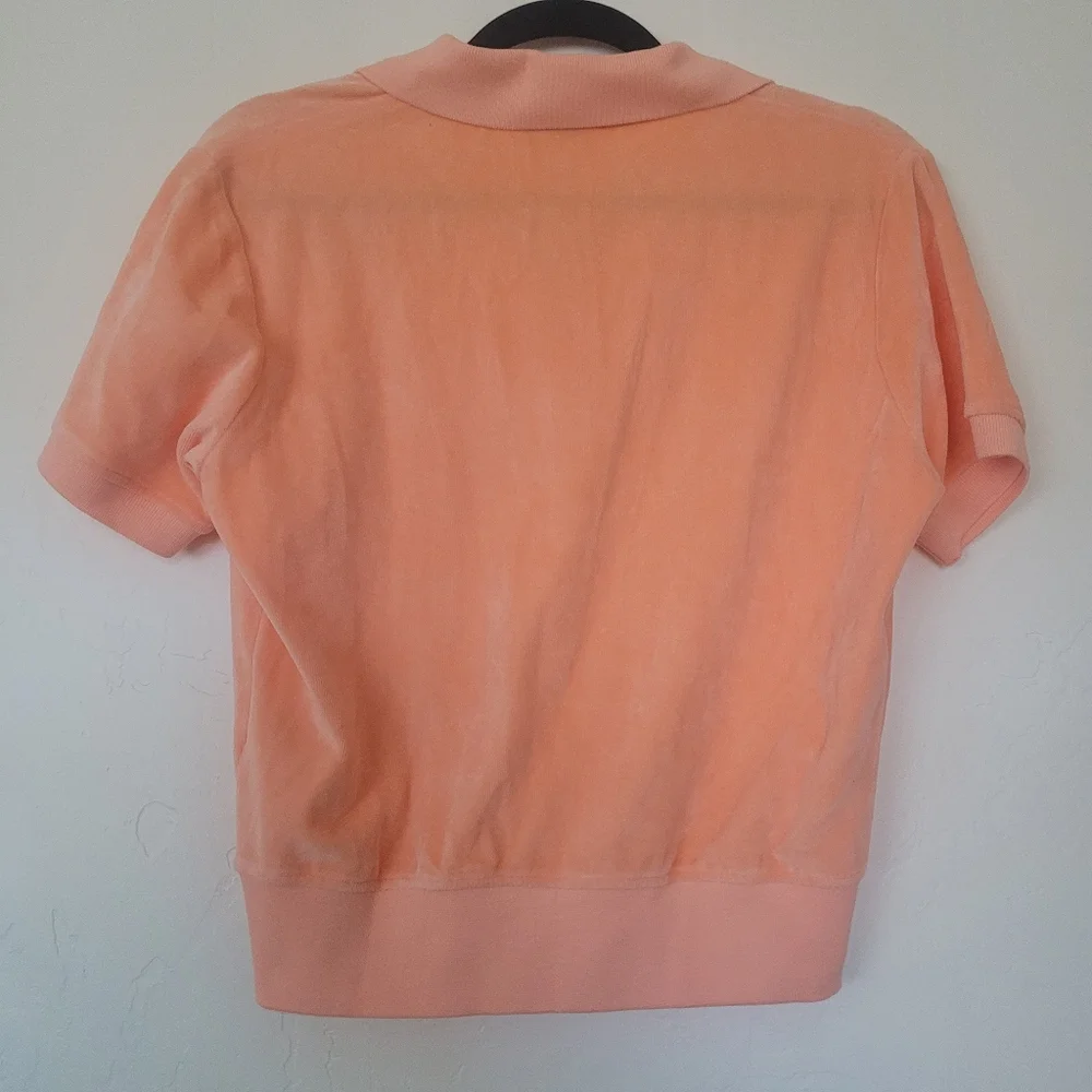 Sporty & Rich Velour Polo - Picture 3 of 9